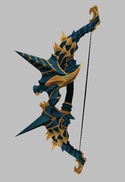 Bow Weapon 3D model_1