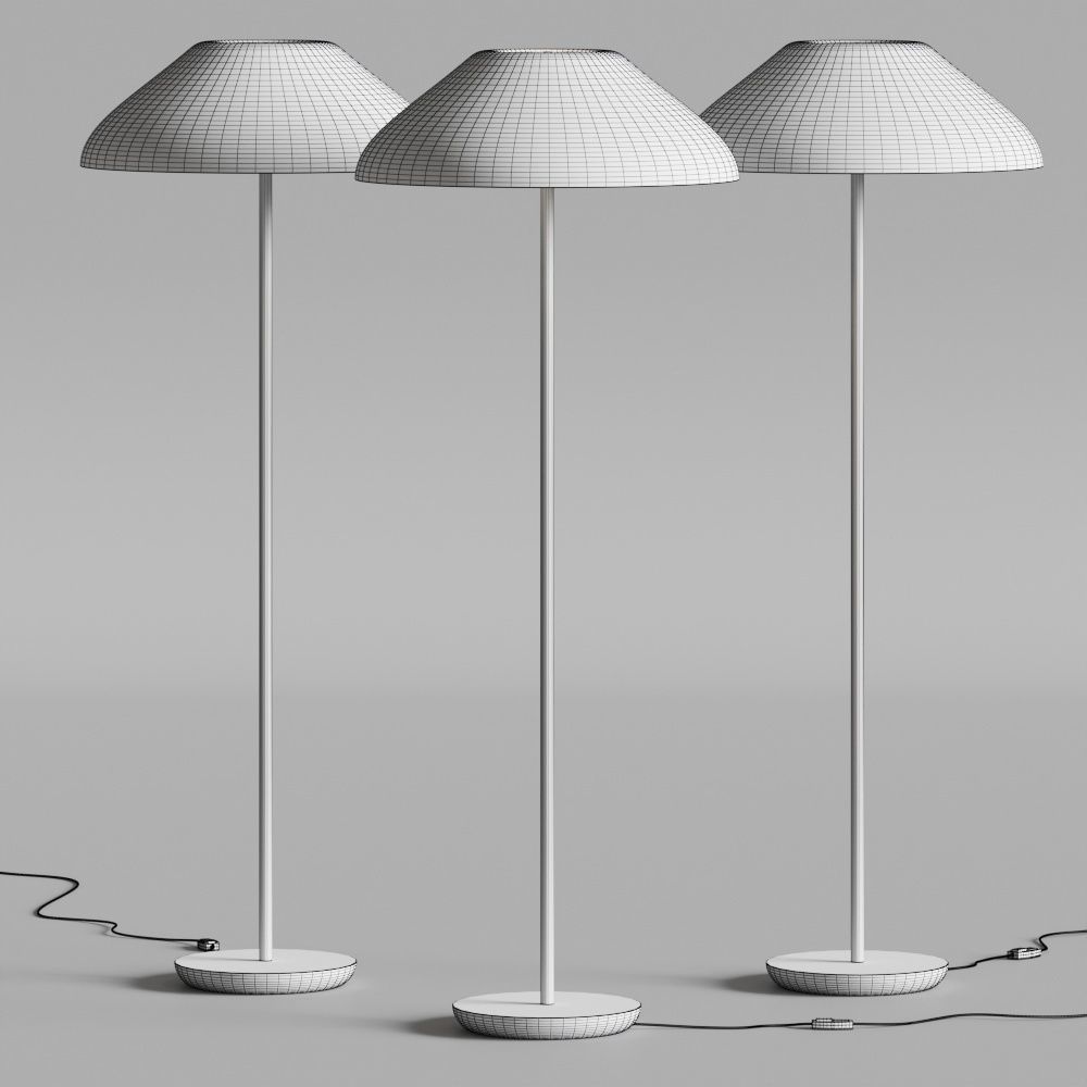 Blu Dot Beau Floor Lamps 3D model_1
