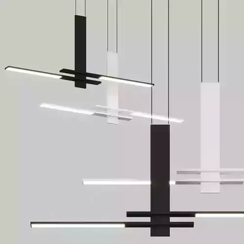 Sonneman Planes Cantilevered Pendant Lamps