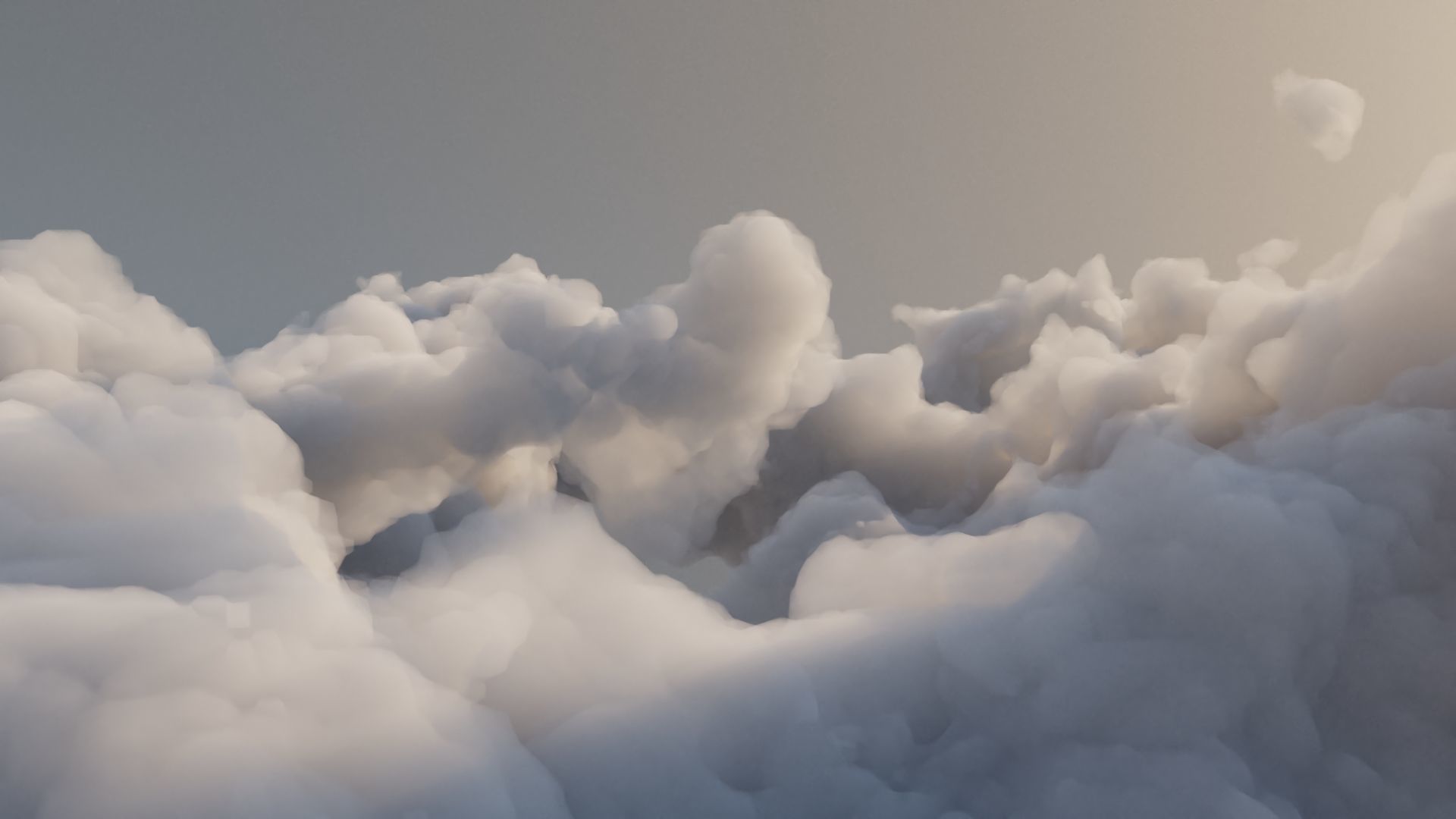 Cloud Polygon Blender 2 3D model_8