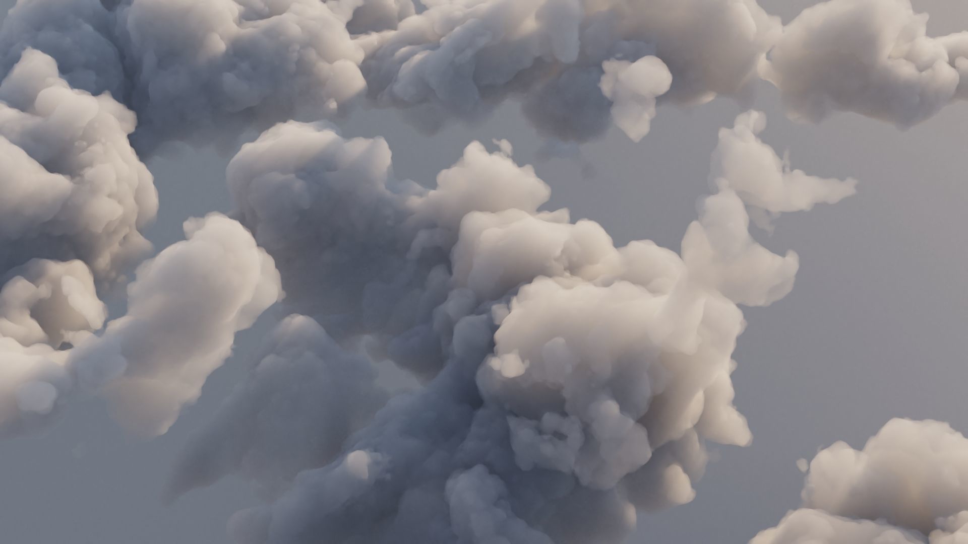 Cloud Polygon Blender 2 3D model_5