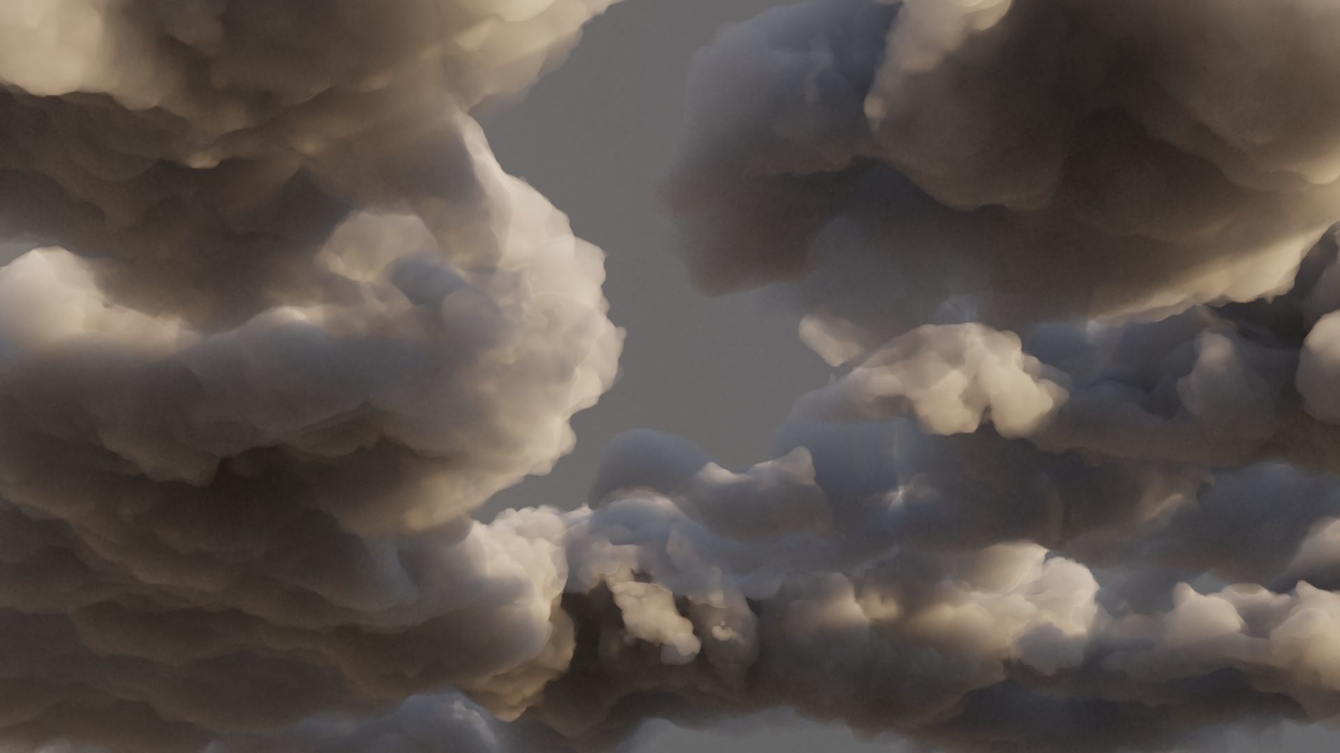 Cloud Polygon Blender 2 3D model_6