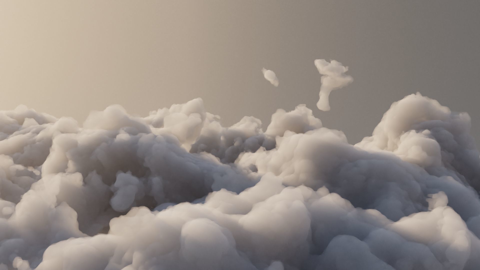 Cloud Polygon Blender 2 3D model_0