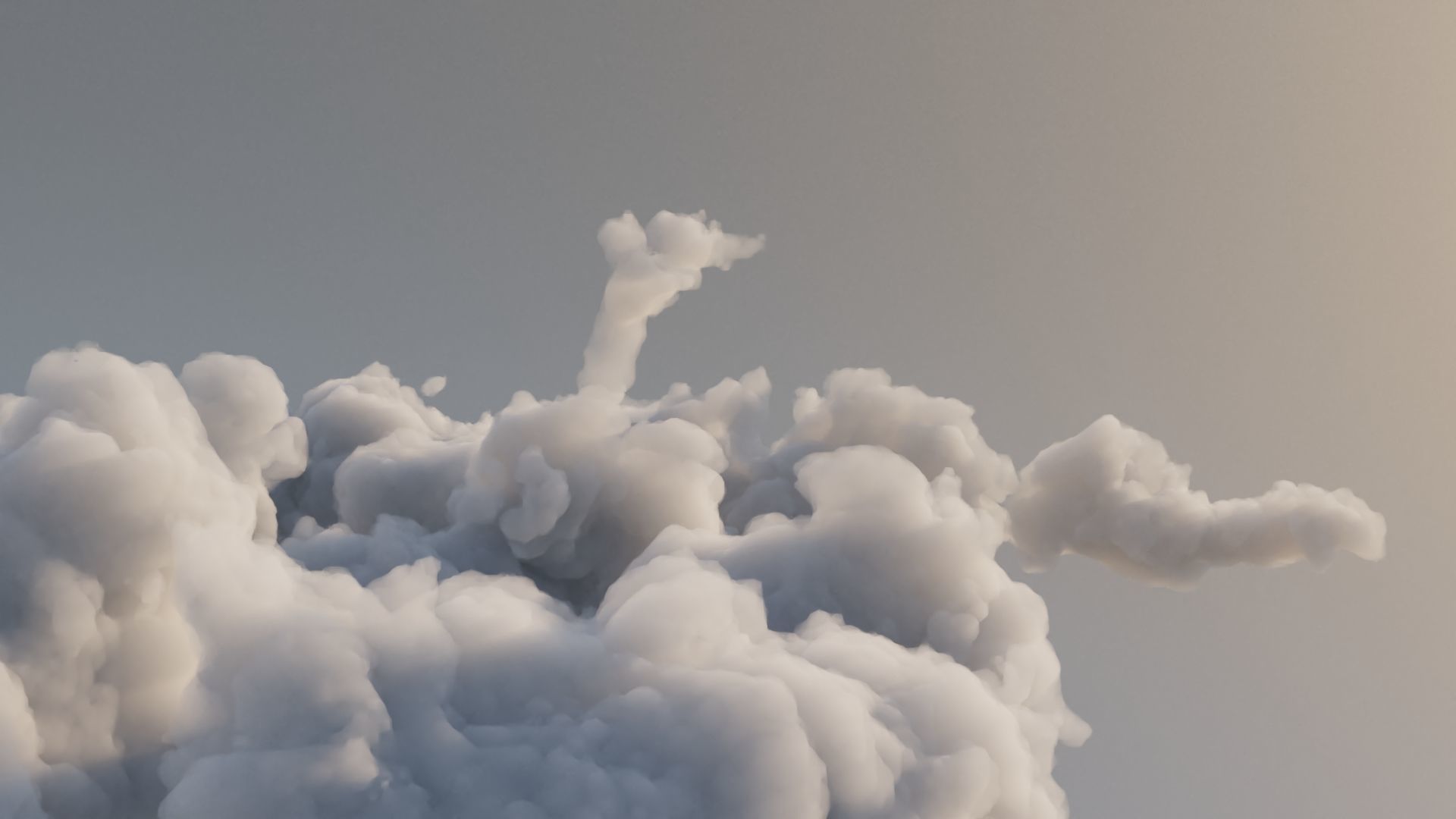 Cloud Polygon Blender 2 3D model_4