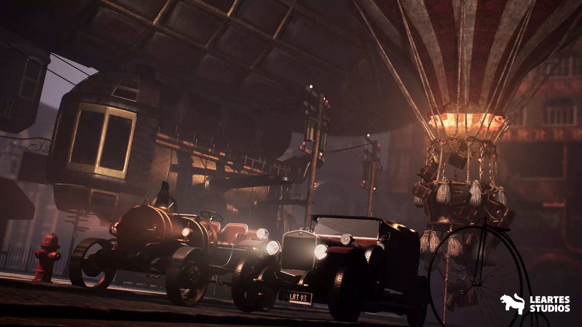 SteamPunk Victorian Vehicles Low-poly 3D model_0