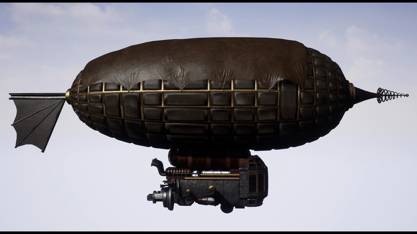 SteamPunk Victorian Vehicles Low-poly 3D model_13