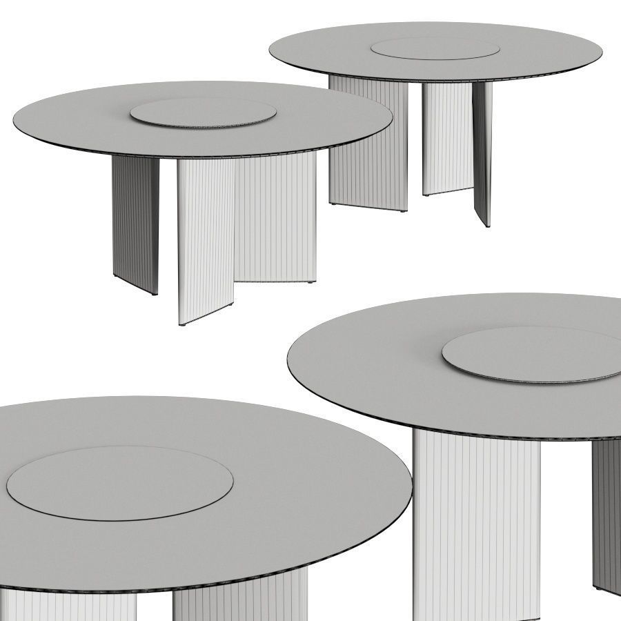 MisuraEmme Ala New Dining Tables 3D model_1