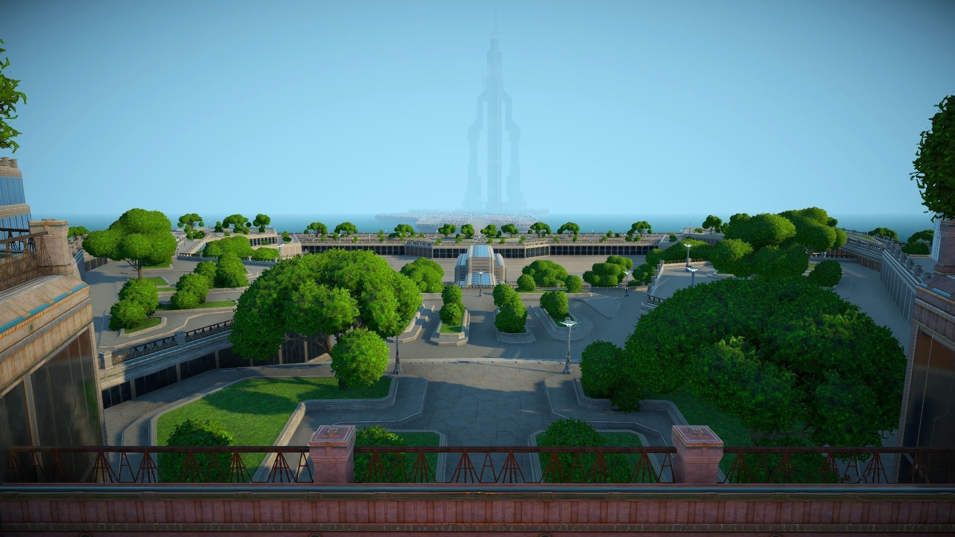 Sci fi city low-poly constructor Low-poly 3D model_47