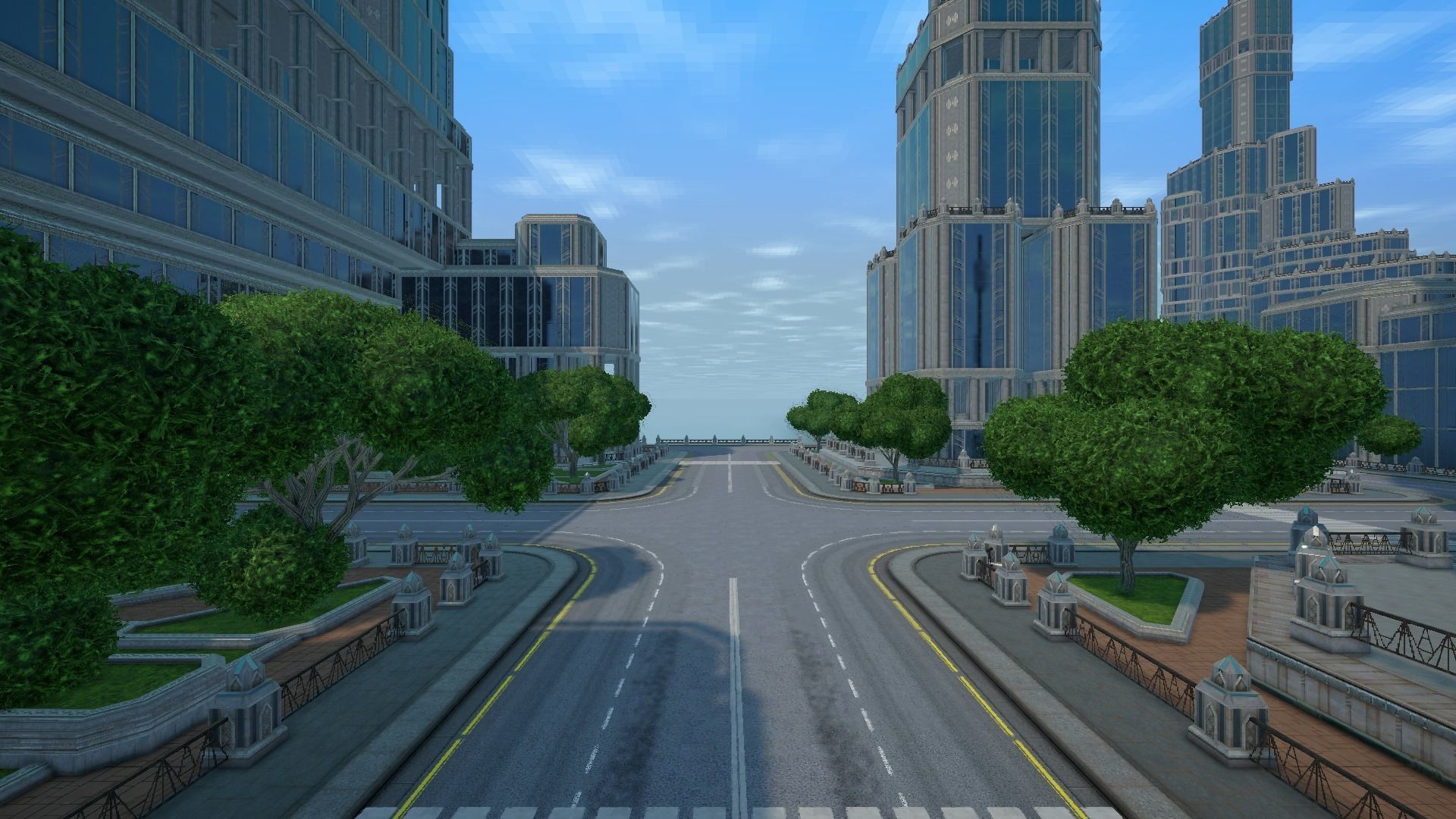 Sci fi city low-poly constructor Low-poly 3D model_17