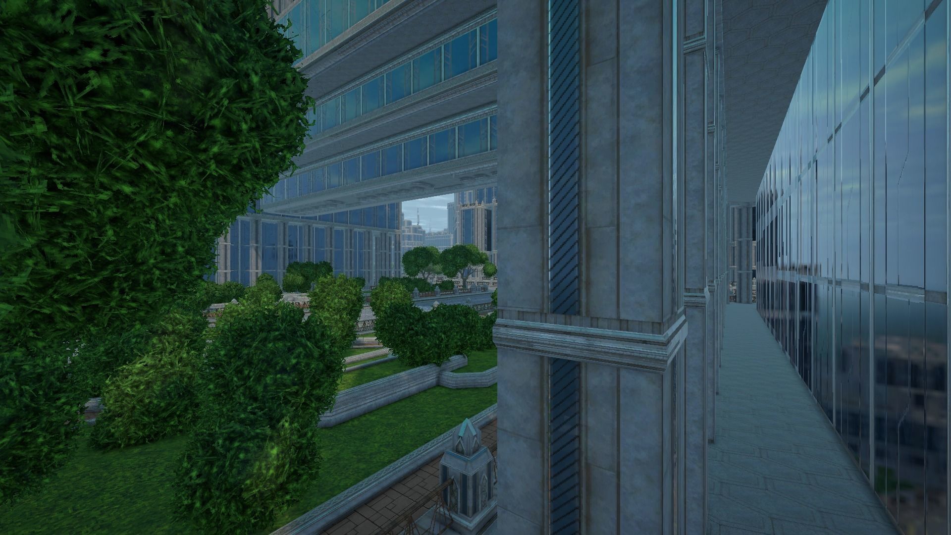 Sci fi city low-poly constructor Low-poly 3D model_18