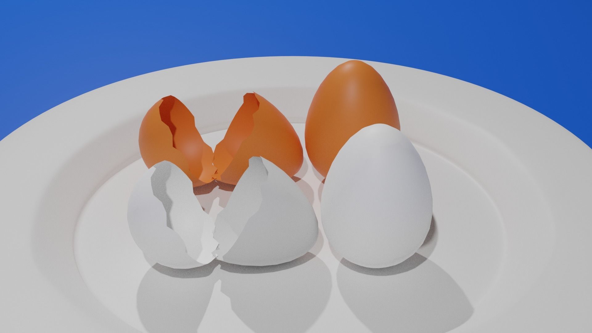 Chicken Eggs 3D model_5