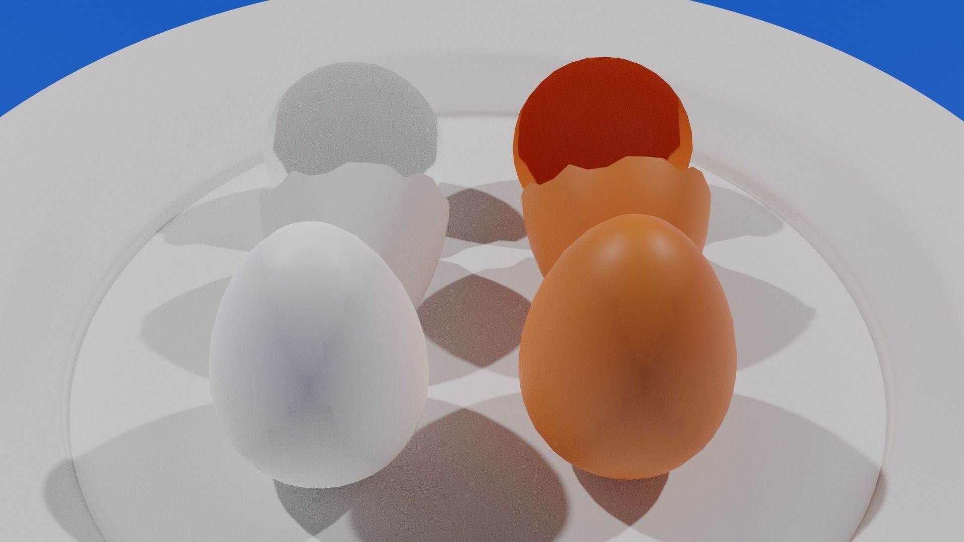 Chicken Eggs 3D model_6
