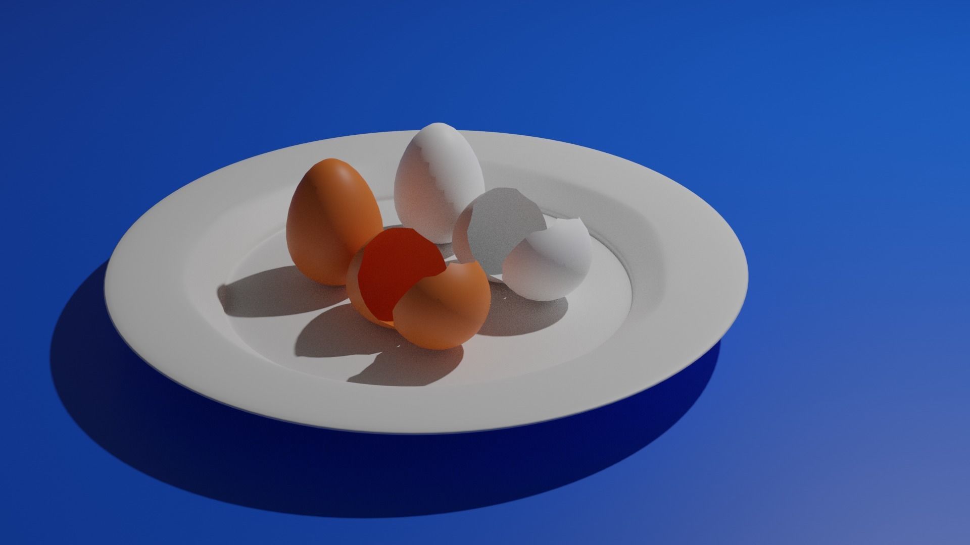 Chicken Eggs 3D model_1