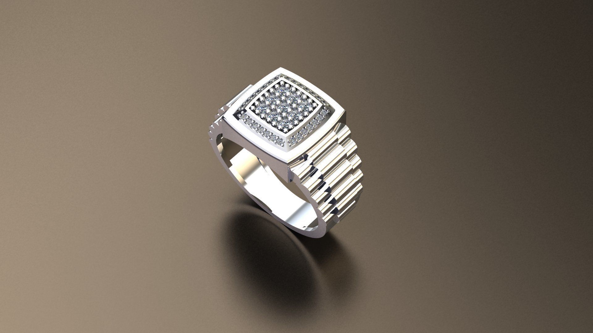 MEN RING  3D print model_2