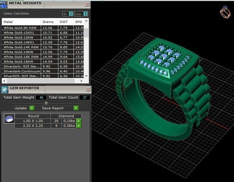 MEN RING  3D print model_1