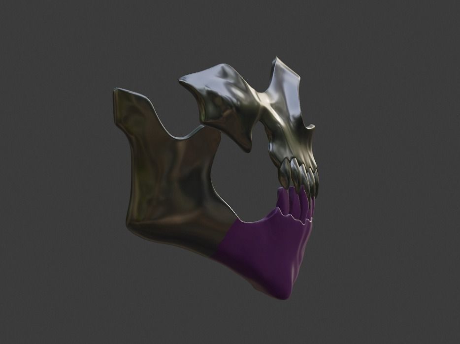 Mileena mask from Mortal Kombat 11 - Sadakui Kombat mask 3D print model_11