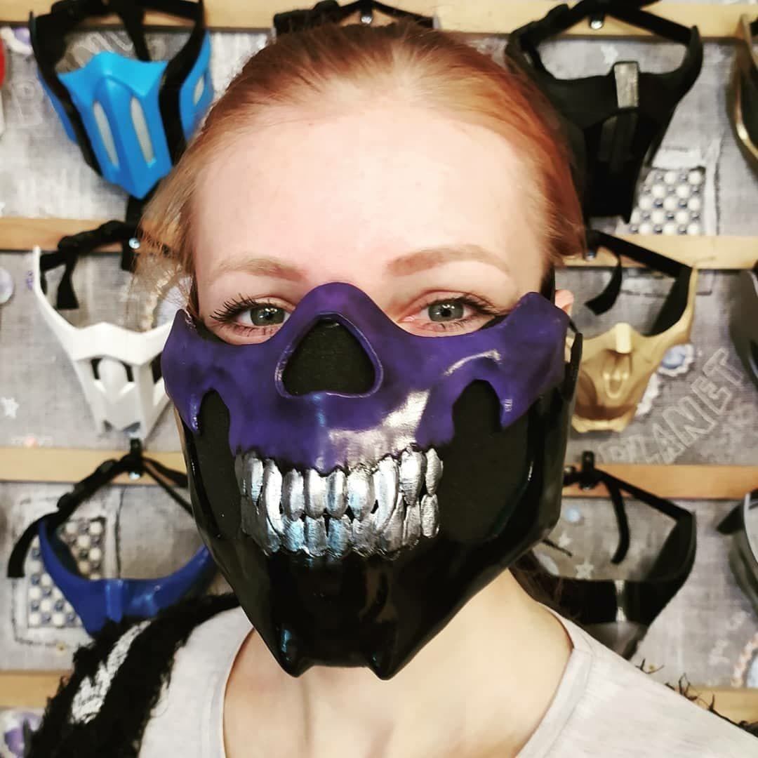 Mileena mask from Mortal Kombat 11 - Sadakui Kombat mask 3D print model_2