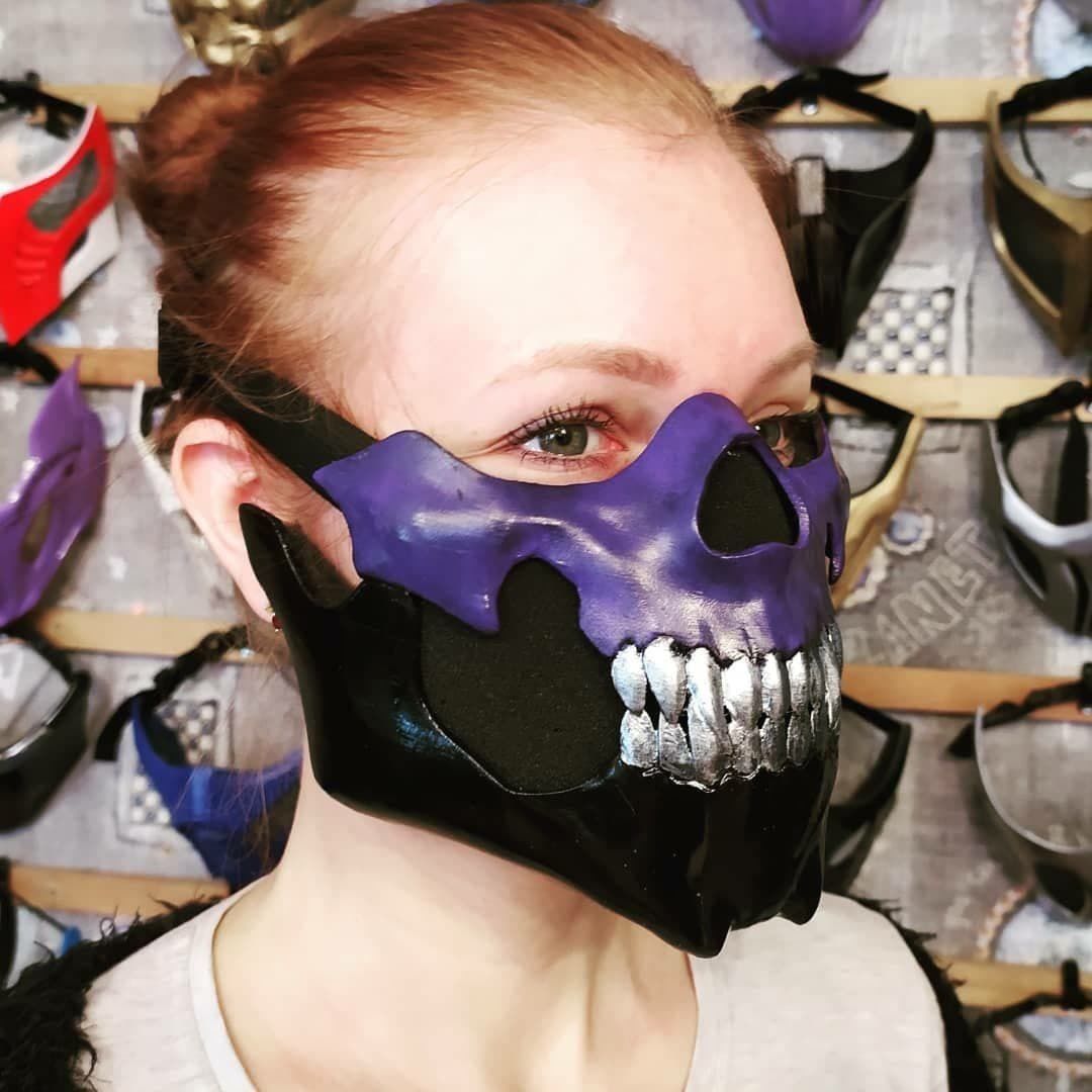 Mileena mask from Mortal Kombat 11 - Sadakui Kombat mask 3D print model_1