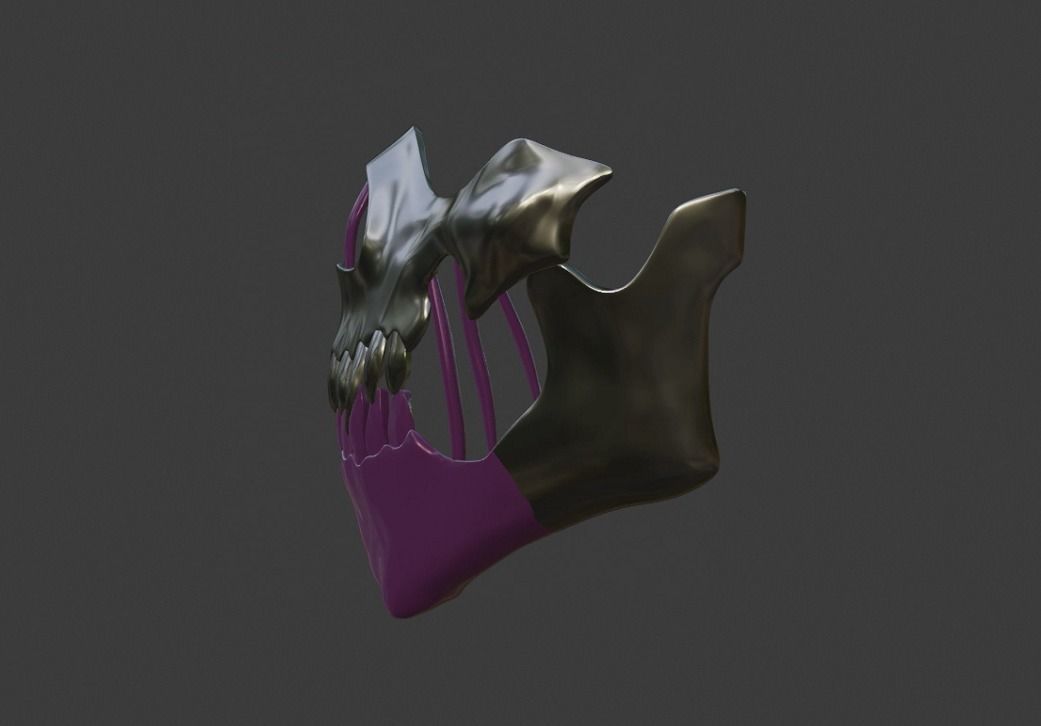 Mileena mask from Mortal Kombat 11 - Sadakui Kombat mask 3D print model_10