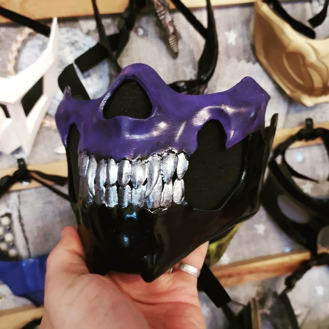 Mileena mask from Mortal Kombat 11 - Sadakui Kombat mask 3D print model_5