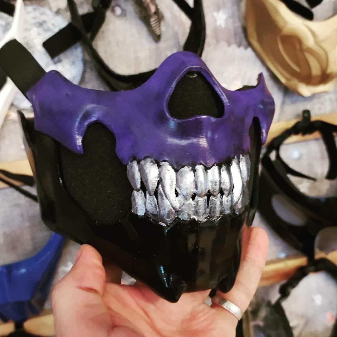 Mileena mask from Mortal Kombat 11 - Sadakui Kombat mask 3D print model_4