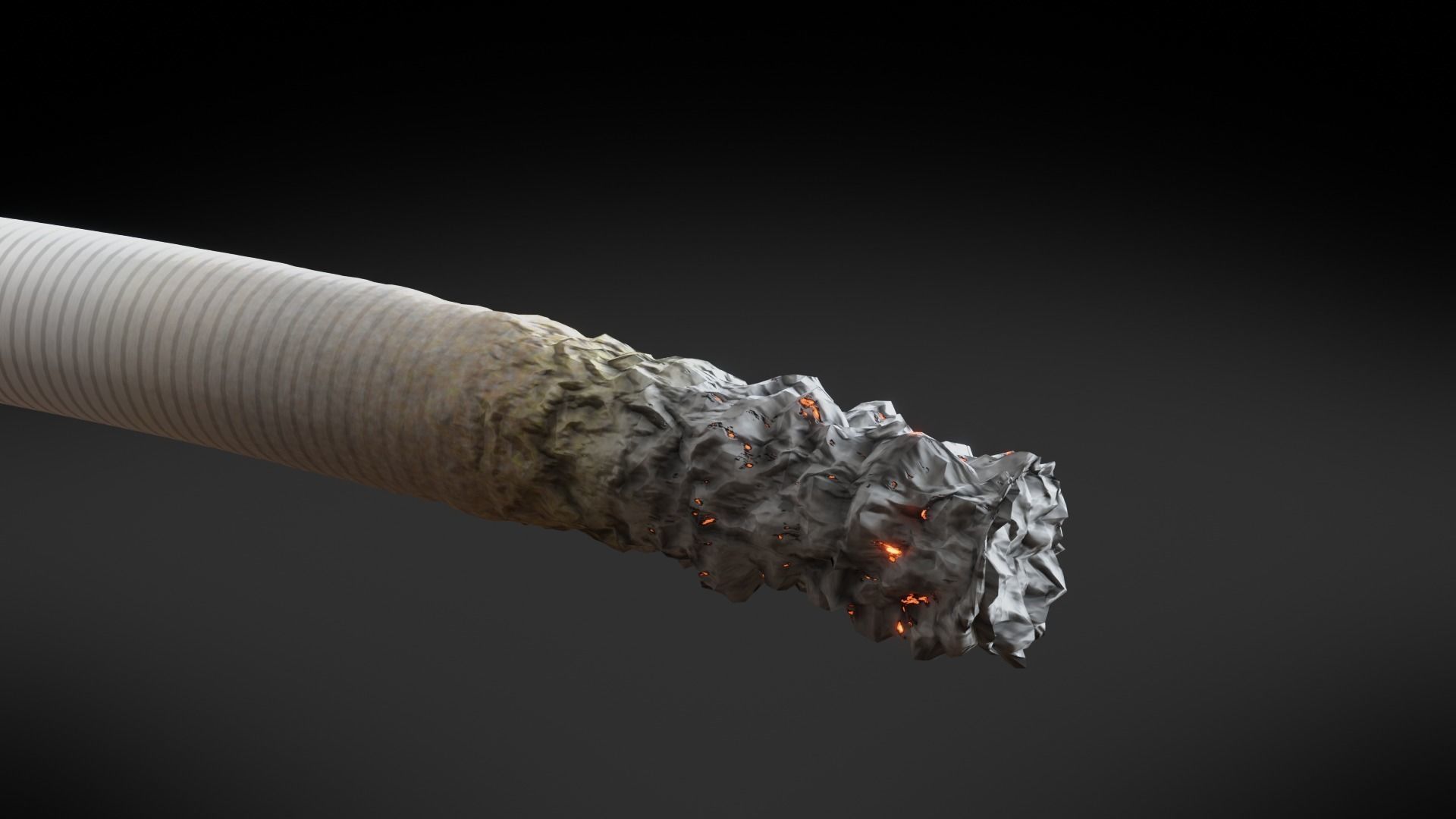 PBR Generic Cigarette Burning  Low-poly 3D model_14