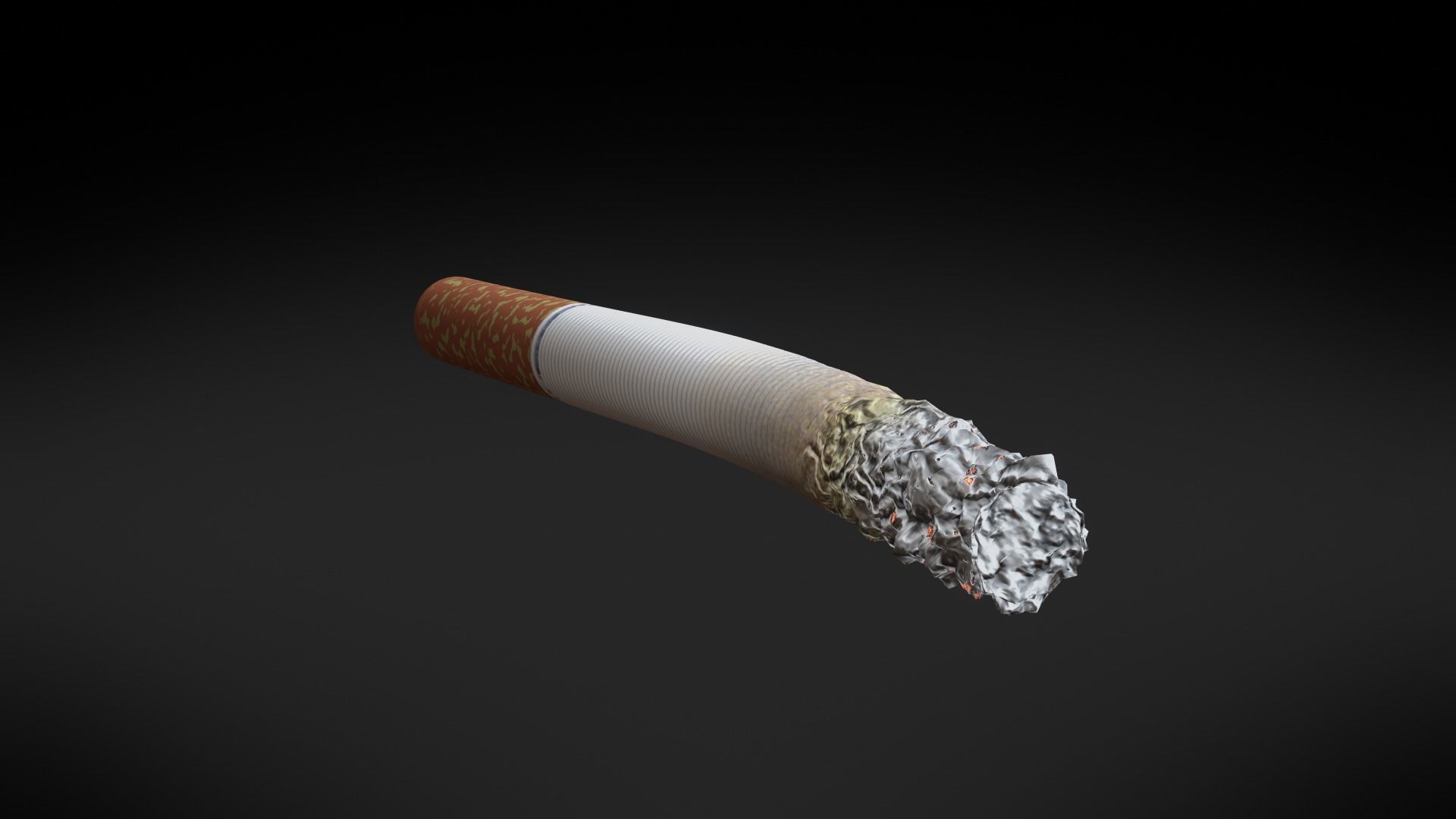 PBR Generic Cigarette Burning  Low-poly 3D model_6