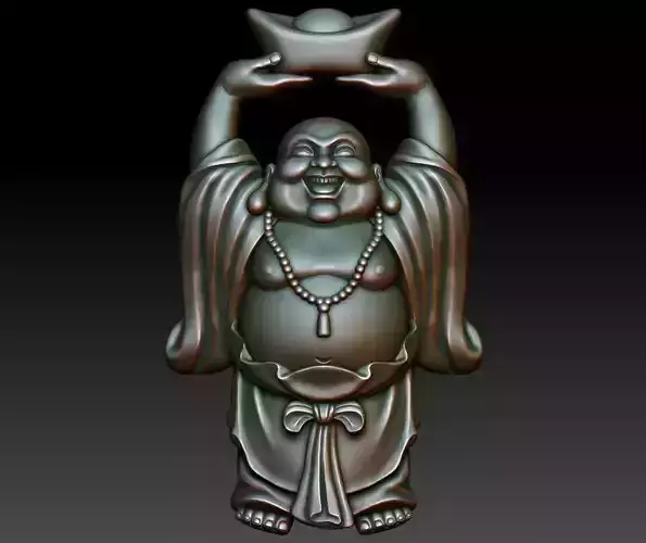 Laughing Buddha 3D print model