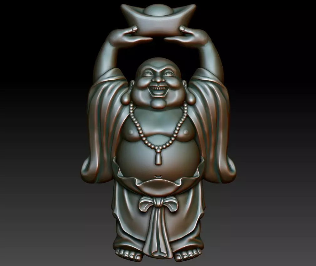 Laughing Buddha 3D print model