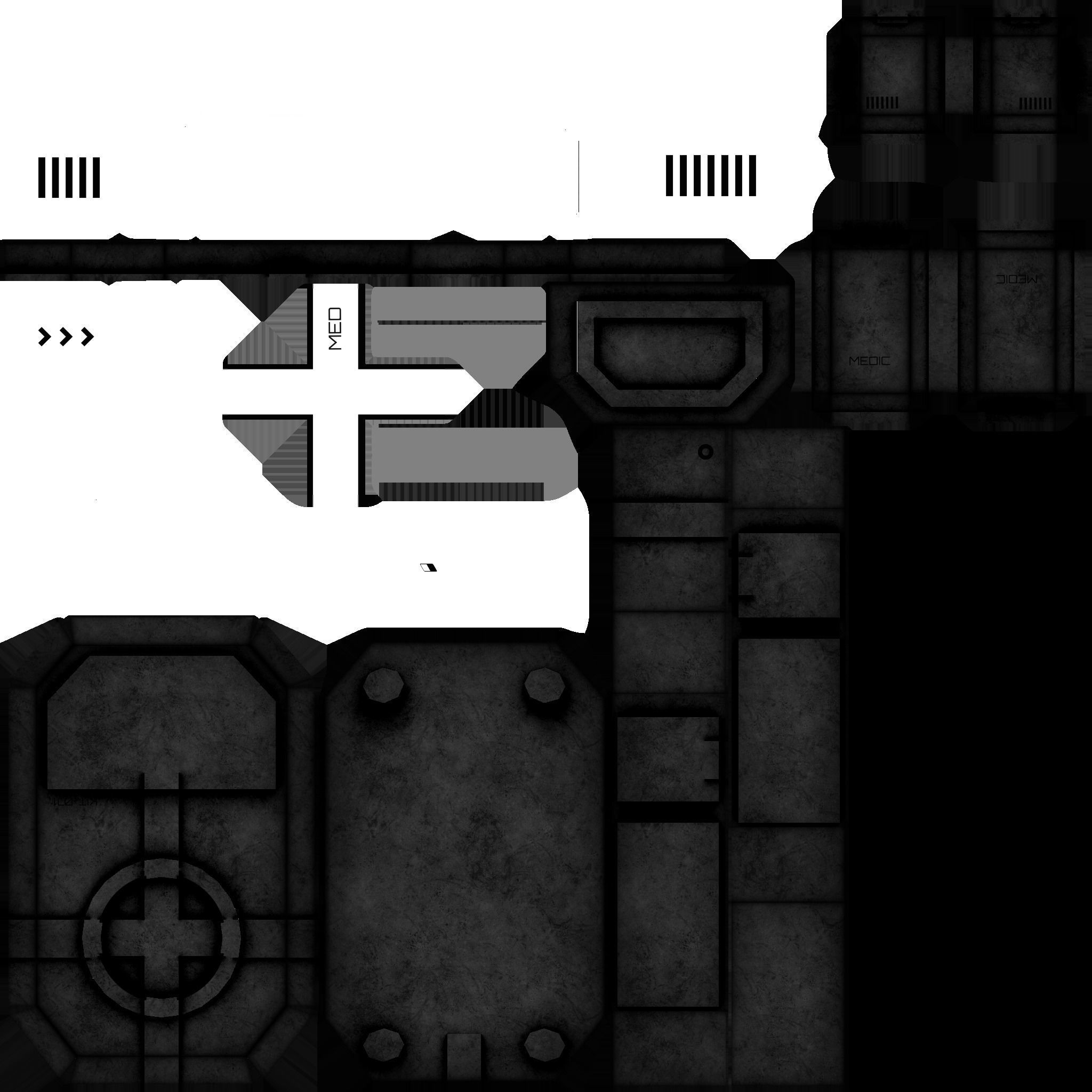 Sci-Fi Medic Kit Backpack - Character Design Low-poly 3D model_20