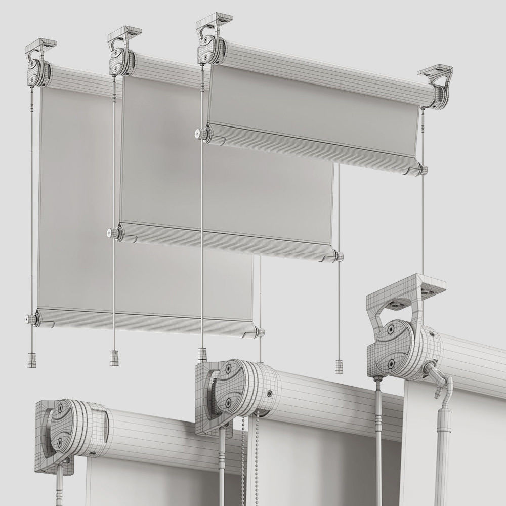 Roller Shades 3D model_5