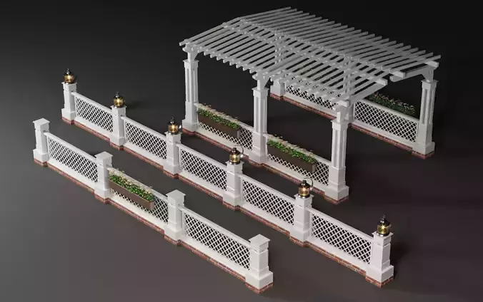 Garden pergola