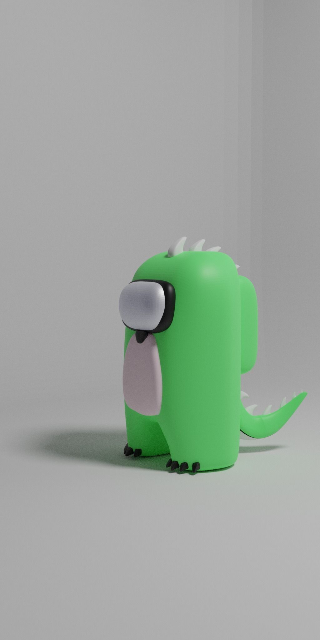 3d characters for games AMONG US 3D Low-poly 3D model_5