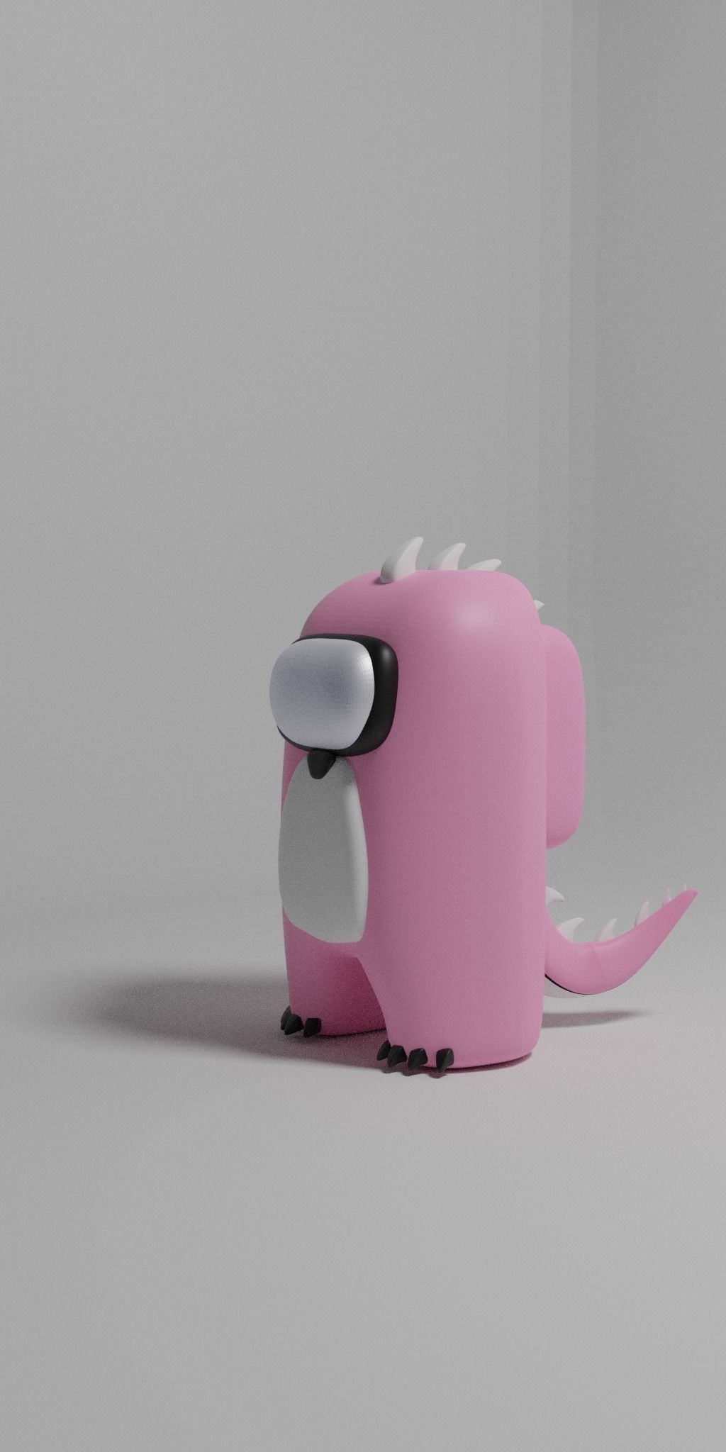 3d characters for games AMONG US 3D Low-poly 3D model_3