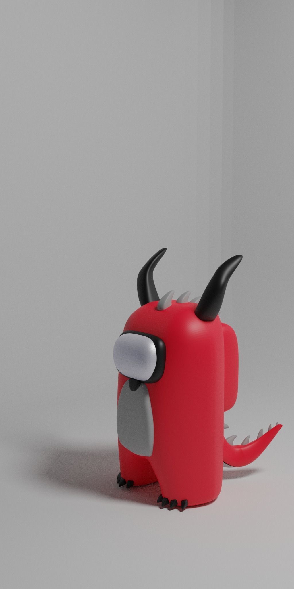 3d characters for games AMONG US 3D Low-poly 3D model_1