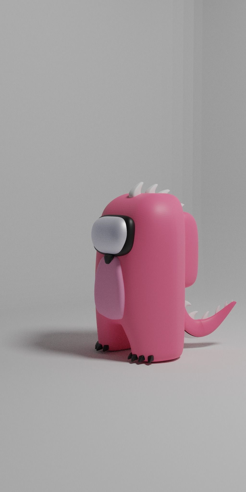 3d characters for games AMONG US 3D Low-poly 3D model_4