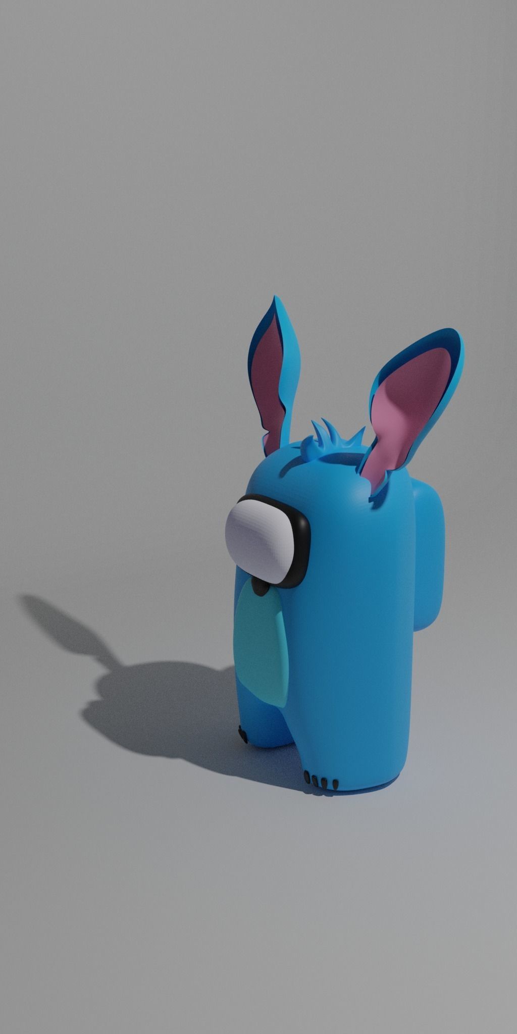 3d characters for games AMONG US 3D Low-poly 3D model_11