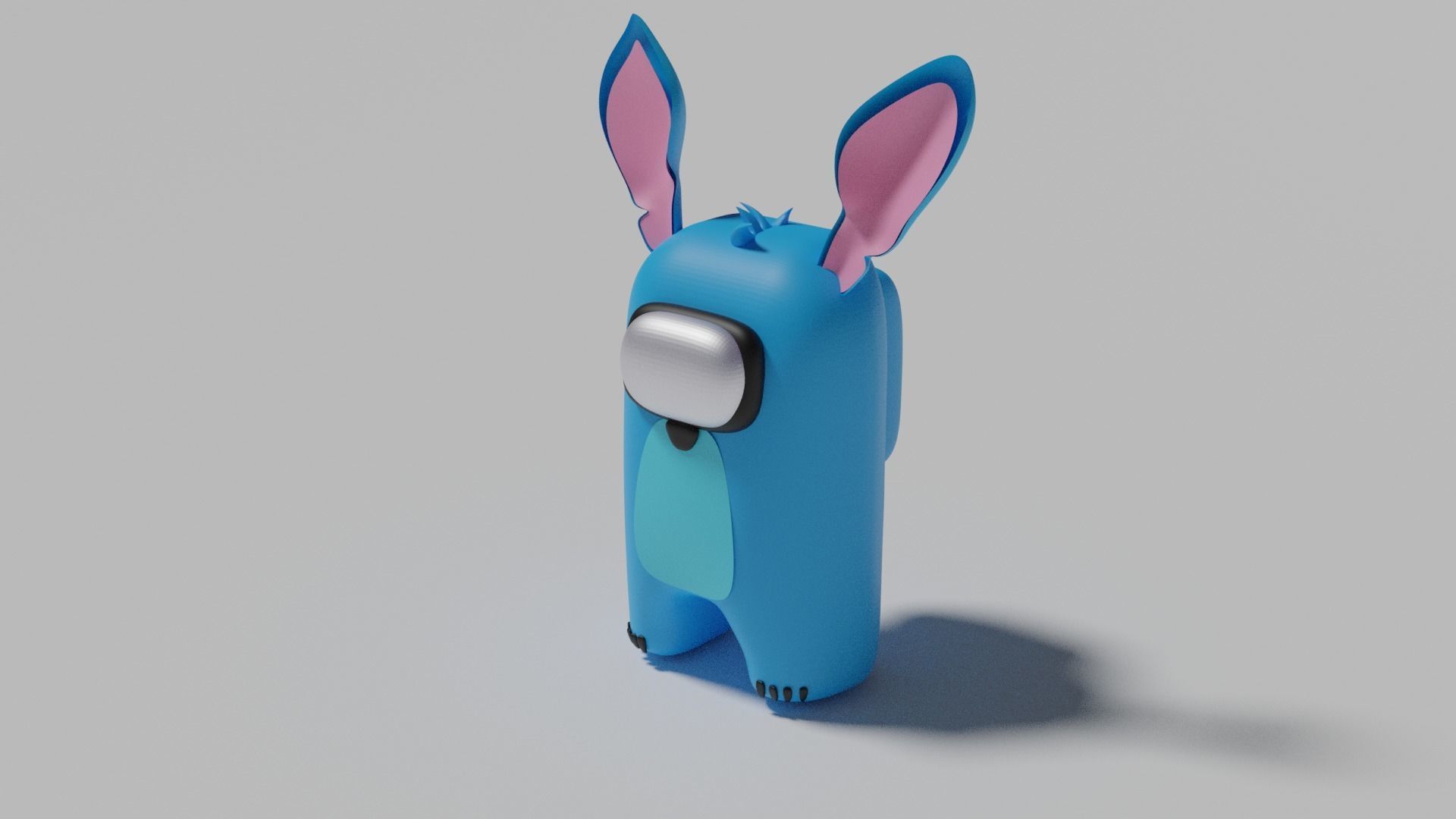 3d characters for games AMONG US 3D Low-poly 3D model_8