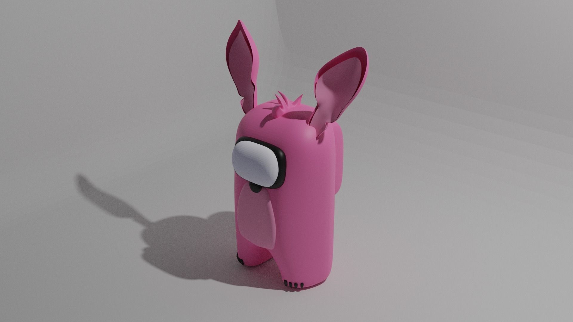 3d characters for games AMONG US 3D Low-poly 3D model_9