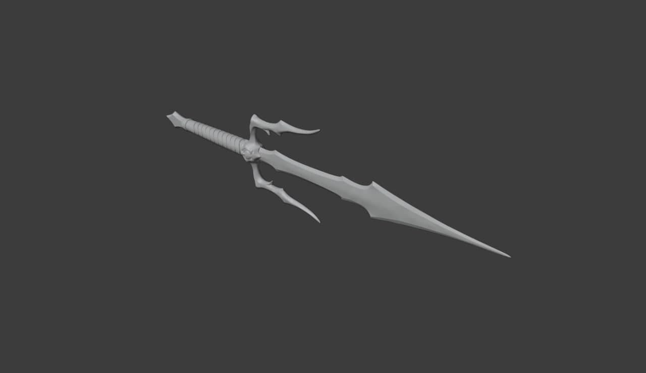 Mileena Sai from Mortal Kombat 11 Ver2 3D print model_1