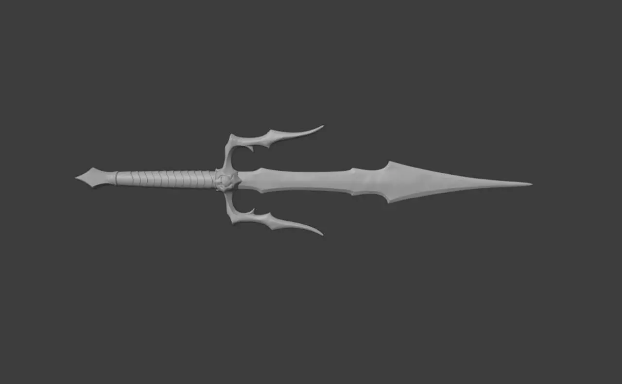 Mileena Sai from Mortal Kombat 11 Ver2 3D print model_0