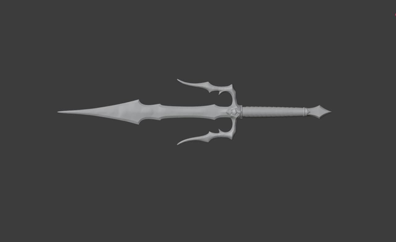 Mileena Sai from Mortal Kombat 11 Ver2 3D print model_3