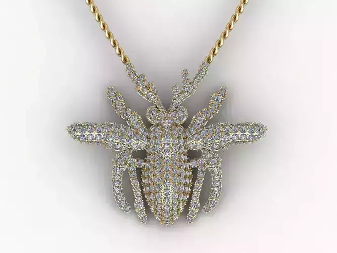  Spider Pendants Full Diamond