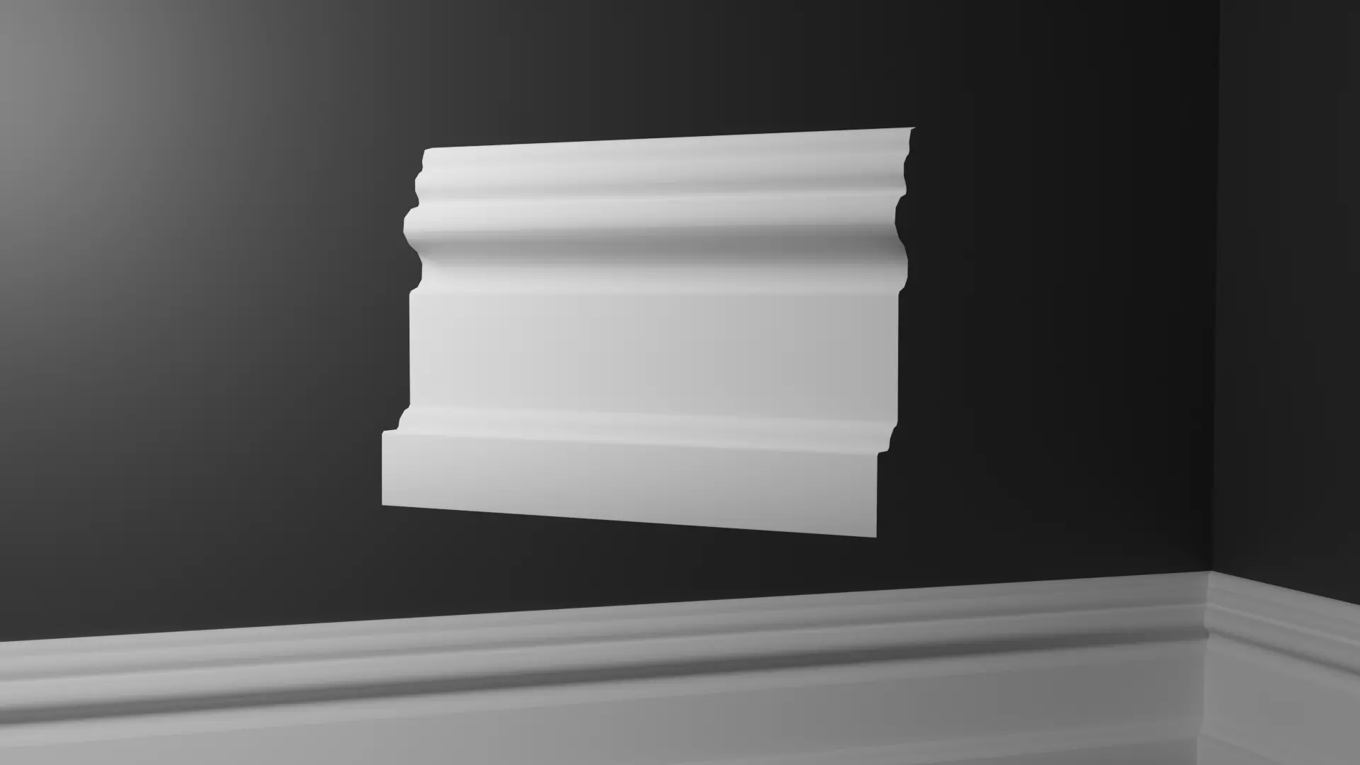 Simple Trim Free low-poly 3D model