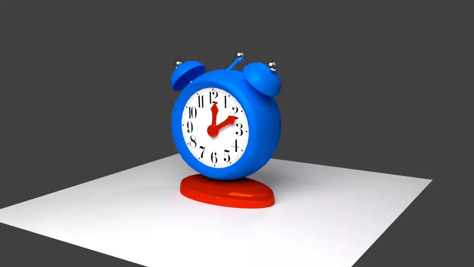 Clock Free 3D model_0