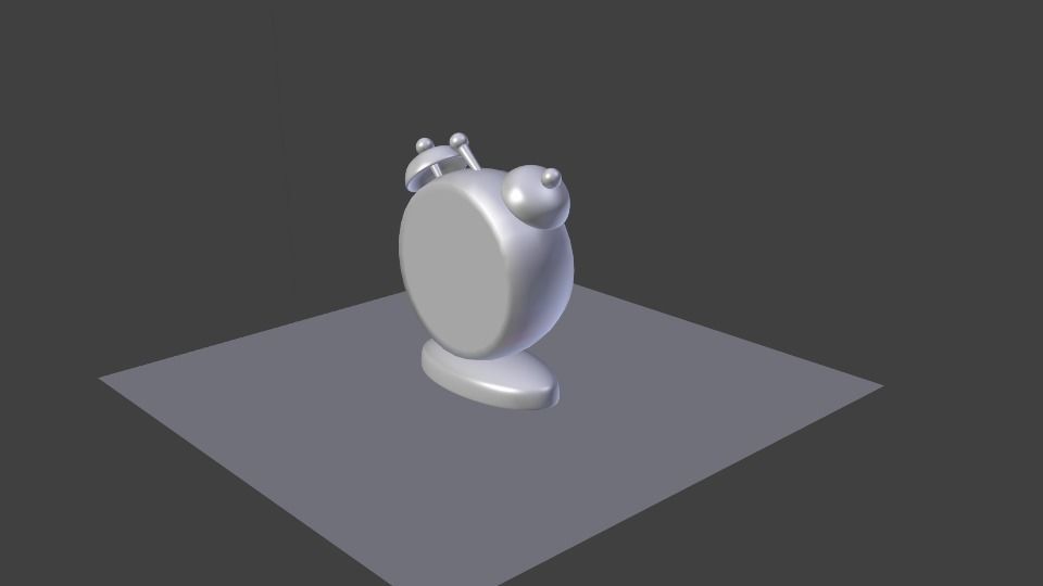 Clock Free 3D model_2