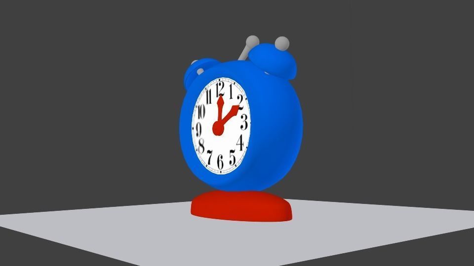 Clock Free 3D model_3