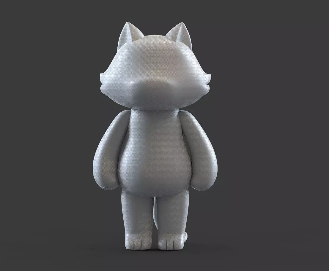 Cute Cat Platform Toy 3D print model_0