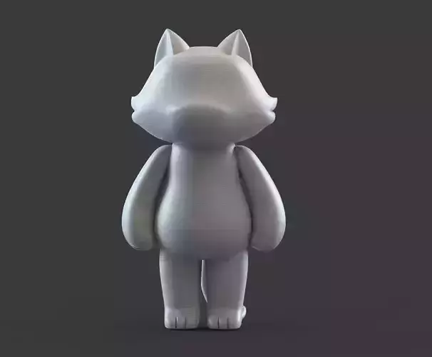 Cute Cat Platform Toy 3D print model