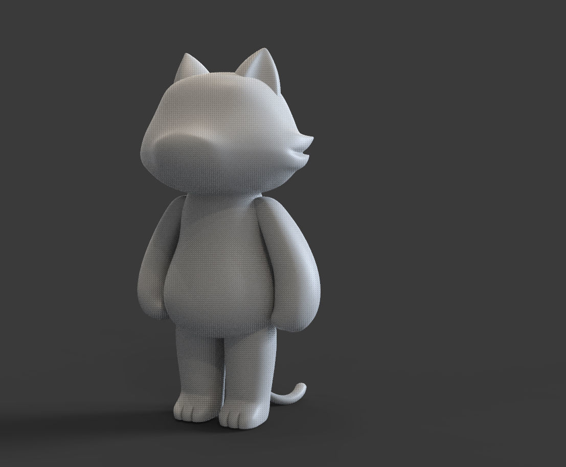 Cute Cat Platform Toy 3D print model_5